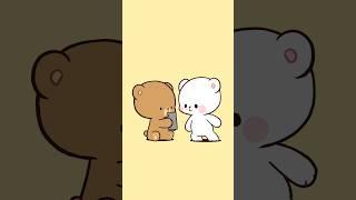 Mocha's trick ️ #shorts #milkmocha #milkmochabear #milkandmocha #bears #cute #animation