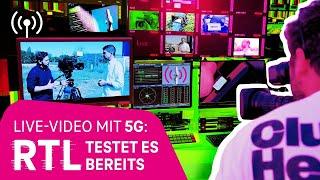 Live-Video mit 5G: So sendet RTL TV-Bilder im Netz der Telekom