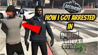 GOT ARRESTED FOR NO REASON IN GTA RP!!! ( LAKESHORE RP)