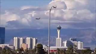 Views of the Las Vegas Strip from the Airport and the Desert and Rockies from the Sky