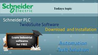 How to Download and Install Schneider PLC Programming software | TwidoSuite for Free