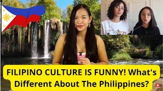 Twins react to FILIPINO CULTURE IS FUNNY! What's Different About The Philippines? #philippines