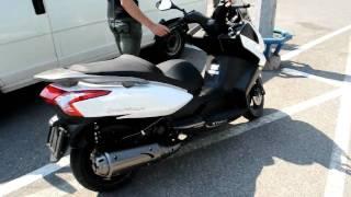 Kymco Downtown 125 - very short test ride