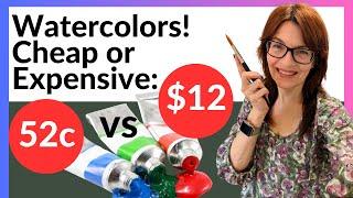 Cheap Vs Expensive Watercolor (Pigment Wars!)