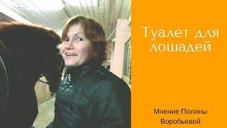 Как приучить лошадь соблюдать чистоту? Рассказывает Полина Воробьева / Дивные Кони