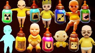 The Baby In Yellow The Black Cat - All bottles effects How to get all bottles Puzzles Ending