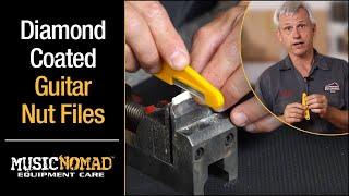 File & Polish Your Guitar Nut Slot or Saddle with MusicNomad’s Nut Files