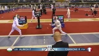 2023 387 T64 01 M E Individual Doha QAT GP BLUE CANNONE FRA vs ALIMOV UZB