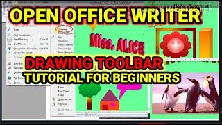 #OpenOffice #Drawingtoolbar #Fontworkgallery Open office Drawing toolbar/tutorial for beginner