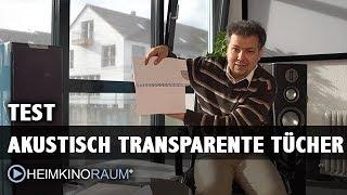 Know-How und Test: Akustisch transparente Leinwände