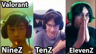 How NineZ, TenZ & ElevenZ plays in Valorant
