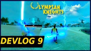 Adding Epic Thunder Ability to my Multiplayer Dueling Game - Devlog #9 Olympian Knights