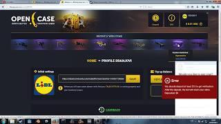 Lucky case opening on free deposit  - Bloodycase.com