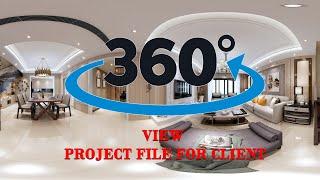 3ds Max Corona Render Make 360 Degree View Project File For Client