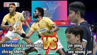 SEMIFINAL: JIN yong/seo seung jae [KOR] VS rankireddy/shetty [IND] | china masters 2024