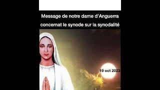 Message de Notre Dame d´Anguera, Reine de la Paix, transmis le 19/10/2023