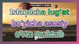 Islandcha lug'at bo'yicha asosiy o'rta maktab | Golearn