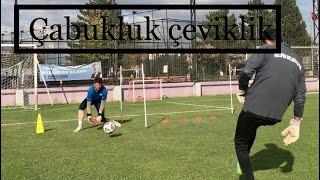 NBSFK Kaleci çabukluk çeviklik çalışması goalkeeper( speed,agility)