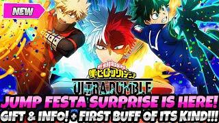 *NEW JUMP FESTA SURPRISE* + GIFT, INFO & 1ST EVER BUFF OF ITS KIND! ITS INSANE (My Hero Ultra Rumble