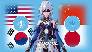 Jingliu Voice in 4 Different Languages (Skills & Ultimate) | Honkai: Star Rail Jingliu