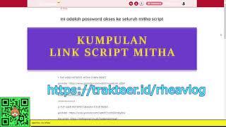 konten di trakteer untuk member yang butuh script segera