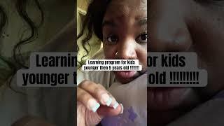 Learning program for kids younger the 5 years old !!!!!!!!!#toddleractivities #homeschooltips