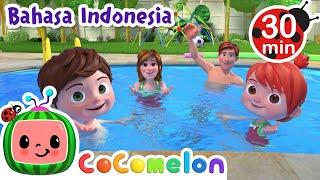 Lagu Berenang | CoComelon | Kartun dan Lagu Anak | Moonbug Kids Indonesia | Nursery Rhymes