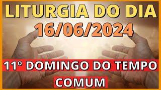 evangelho do dia 16/06/2024 - liturgia diária - salmo do dia 