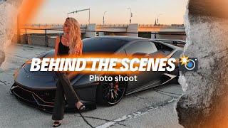 Behind The Scenes Lambo Lady Photo Shoot 