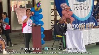 Primera Competencia 5K ASHICOS, organizado por fiestas patronales x escuela Arcesio