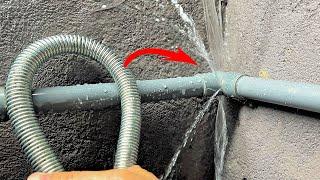 Simple Tricks! Tips To Fix Pvc Pipes When The Main Valve Leaks Can't Lock The Water