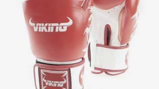 Viking Immortal Leather Boxing Glove - Red