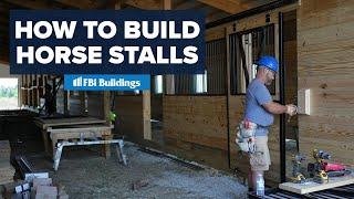 How To Build Horse Stalls in a Pole Barn: Step-by-Step Guide