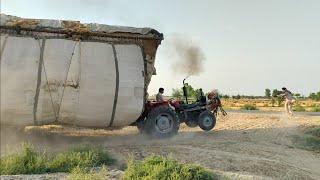 Dangerous Tractor Stunt ! Massey 240  | Tractor Stunt | Crazy Tractor Stunt | Tractor Fail | Mf 240