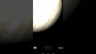 Jupiter Beautiful Planet #spacetv #space  #telescope | Saturn  | Dione moon  | Digital Zoom |