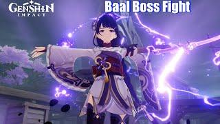 Genshin Impact - Baal Boss Fight (Raiden Shogun vs Aether)