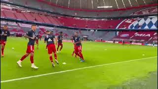 WARM UP BEFORE MATCH VS GLADBACH FCBBMG packmas MiaSanMeister