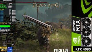 Elden Ring Update 1.09 Ray Tracing, Unlocked FPS 4K | RTX 4090 | i9 13900K 6GHz