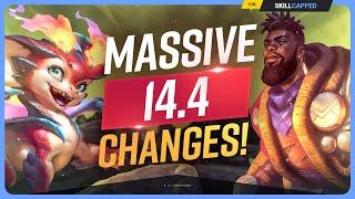 NEW PATCH 14.4 CHANGES: MASSIVE Update!