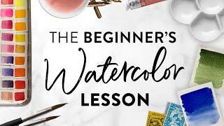 How to paint with WATERCOLOR for beginners