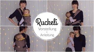 Ruckeli Babytrage | Vorstellung & Anleitung | Bauch-, Rücken- und Hüfttrageweise