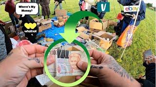 HUGE Amount Of Money Found At The Boot Sale | Uk eBay Reseller