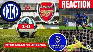 Inter Milan vs Arsenal 1-0 Live Champions league Football UCL Match Score Highlights Gunners Vivo FC