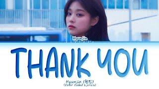 HyunJin Thank You Lyrics (Color Coded Lyrics)