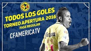 Todos los goles Azulcremas torneo Apertura 2016