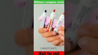 without compass circle#_shorts