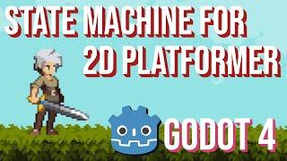 State Machine Setup for 2D Platformer Character ~ Godot 4 GameDev Tutorial
