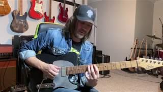 Andy Wood Guitar lesson series "The Woodshed Episode 1"  How to alternate pick odd note groupings.