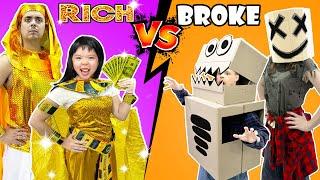 Rich Vs Broke Halloween DIY Costumes & Hacks | Funny Situations & Amazing Ideas by Crafty Hacks