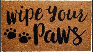 Coco Coir Door Mat with Heavy Duty Backing, Home Sweet Home Doormat, 17”x30” Size, Easy to Clean